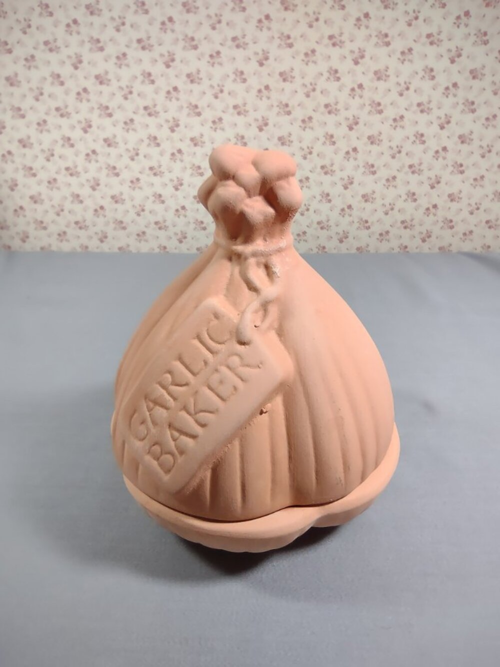 Vtg Terra Cotta Garlic Baker Reco Mexico 1993